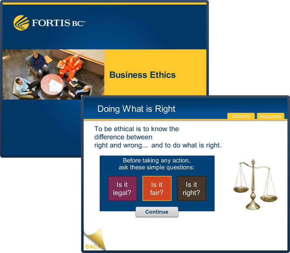 BusiBusiness Ethics online course developers Vancouver, Moodle Online Courses Vancouver, Instructional Design Companies Vancouver