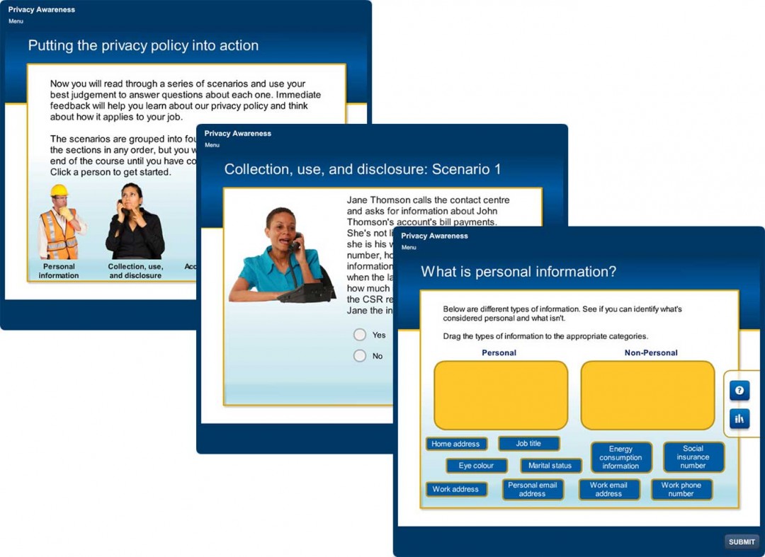 privacy awareness course developers Vancouver, instructional designers vancouver