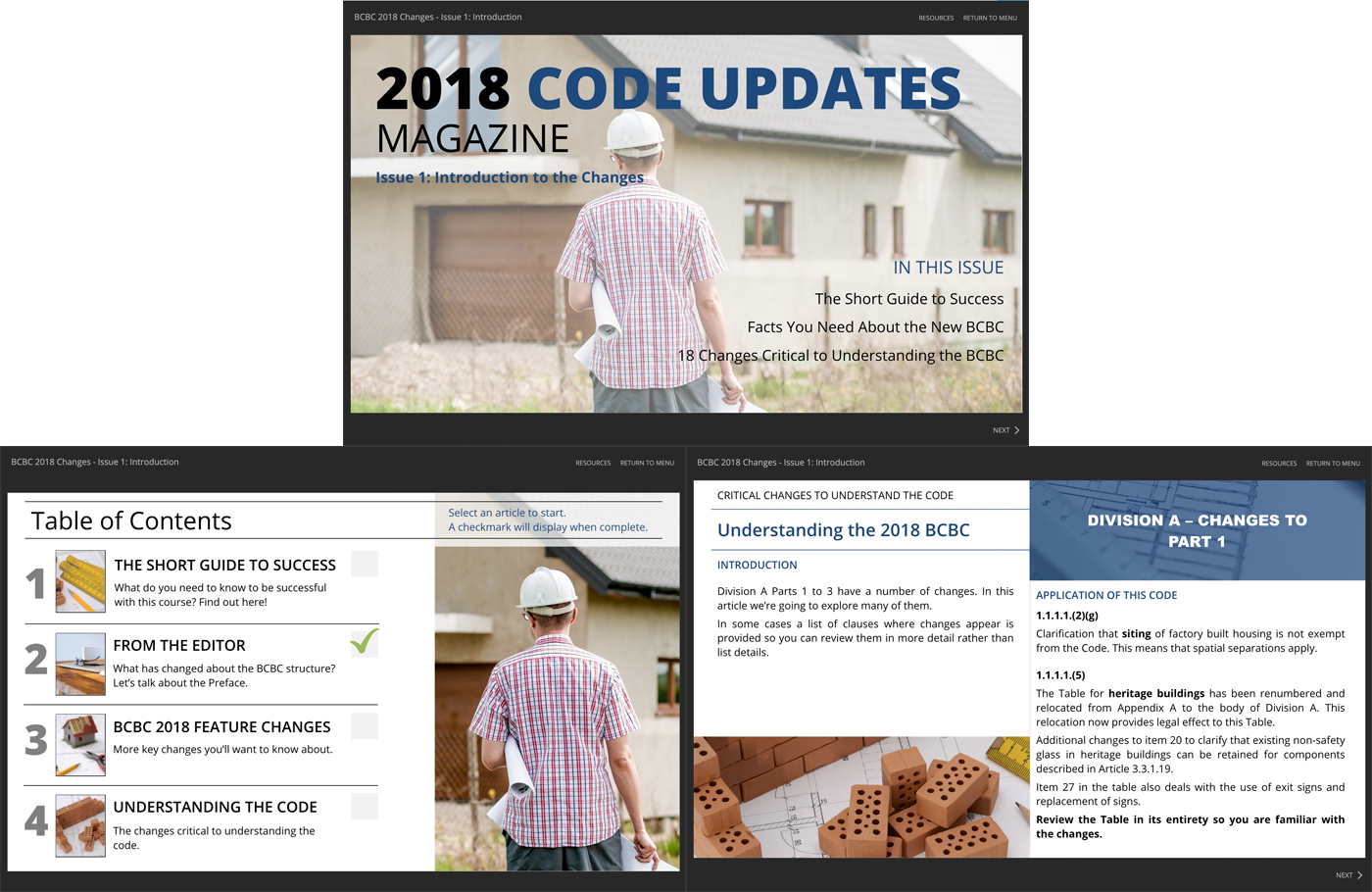 Engaging eLearning module for BOABC