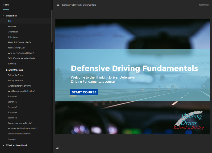 eLearning Course Rebrand – Defensive Driving